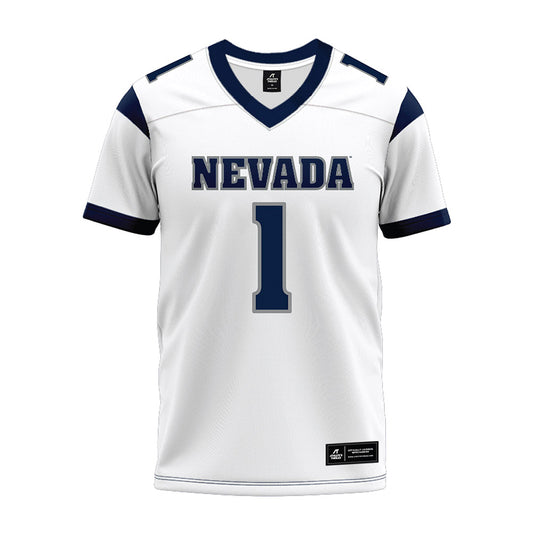 Nevada - NCAA Football : Herschel Turner - White Premium Football Jersey-0