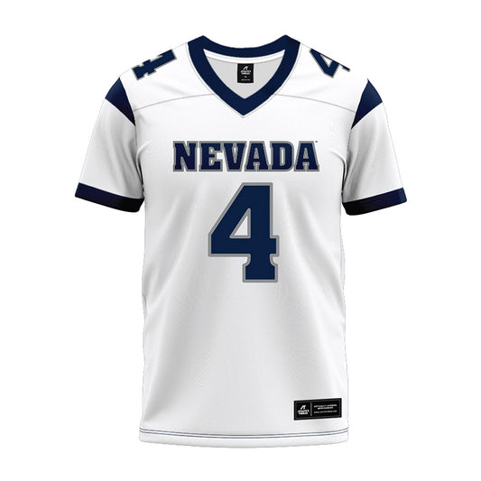 Nevada - NCAA Football : Brandon Amaniampong - White Premium Football Jersey-0