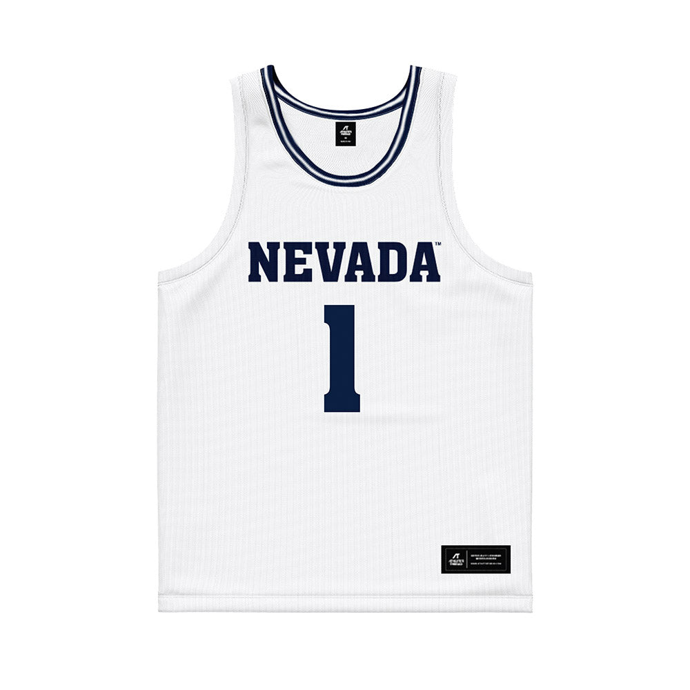 Nevada - NCAA Men's Basketball : Styles Phipps - White Basketball Jersey-0