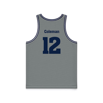 Nevada - NCAA Men's Basketball : Jeriah Coleman - Grey Basketball Jersey