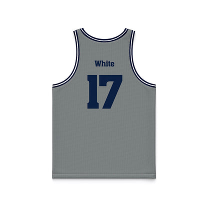 Nevada - NCAA Men's Basketball : Peyton White - Grey Basketball Jersey-1