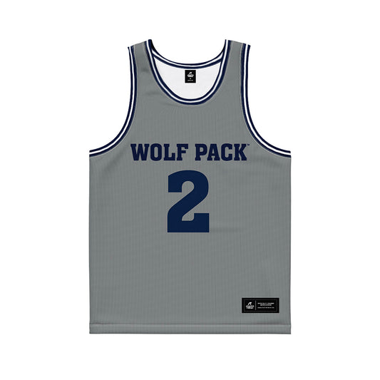 Nevada - NCAA Men's Basketball : Myles Walker - Grey Basketball Jersey-0