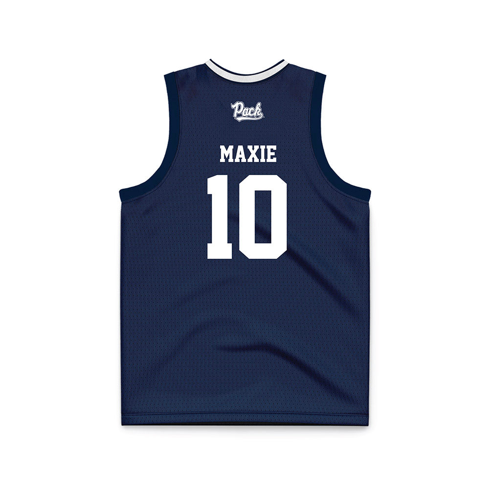 Nevada - NCAA Women's Basketball : Dymonique Maxie - Navy Basketball Jersey