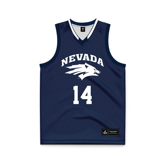 Nevada - NCAA Women's Basketball : Maia Rosarion - Navy Basketball Jersey-0