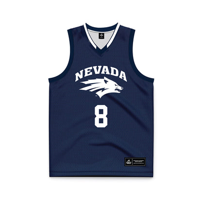 Nevada - NCAA Women's Basketball : Olivia Poulivaati - Navy Basketball Jersey-0