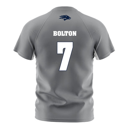 Nevada - NCAA Women's Soccer : Ariel Bolton - Grey Soccer Jersey-1
