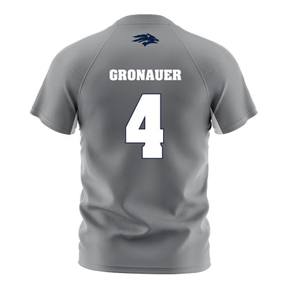 Nevada - NCAA Women's Soccer : Serene Gronauer - Grey Soccer Jersey-1