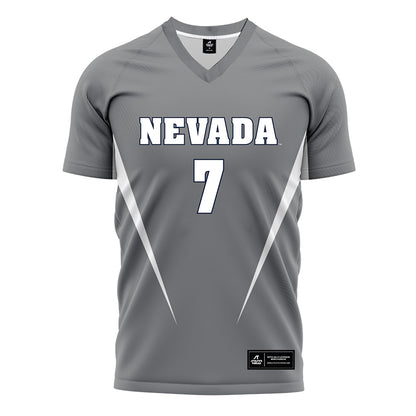Nevada - NCAA Women's Soccer : Ariel Bolton - Grey Soccer Jersey-0