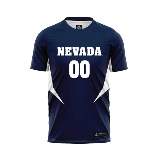 Nevada - NCAA Women's Soccer : Mariana Brito - Navy Soccer Jersey-0