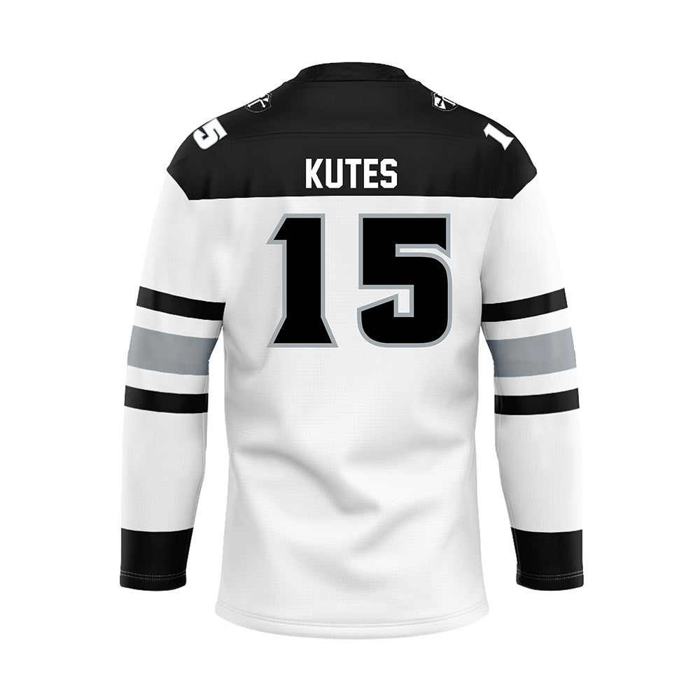 Providence - NCAA Women's Ice Hockey : Kayla Kutes - White Hockey Jersey-1