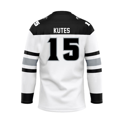 Providence - NCAA Women's Ice Hockey : Kayla Kutes - White Hockey Jersey-1