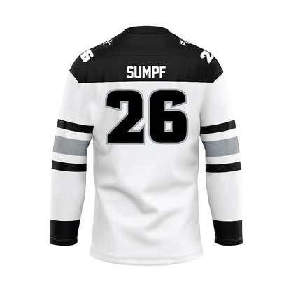 Providence - NCAA Men's Ice Hockey : Julius Sumpf - White Hockey Jersey-1