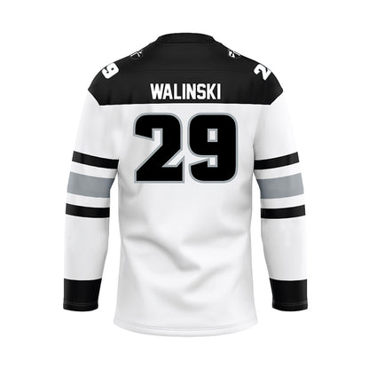 Providence - NCAA Women's Ice Hockey : Hope Walinski - White Hockey Jersey-1