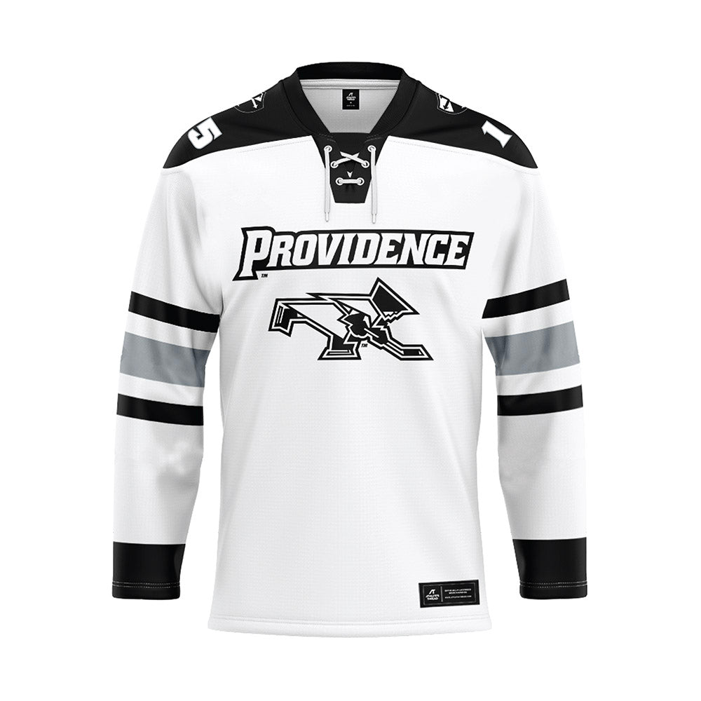 Providence - NCAA Women's Ice Hockey : Kayla Kutes - White Hockey Jersey-0