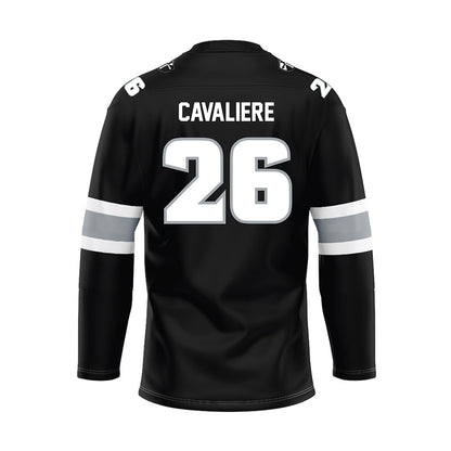 Providence - NCAA Women's Ice Hockey : Cristina Cavaliere - Black Hockey Jersey-1