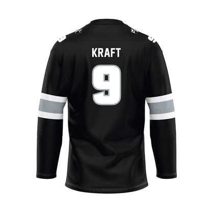 Providence - NCAA Women's Ice Hockey : Kiara Kraft - Black Hockey Jersey-1