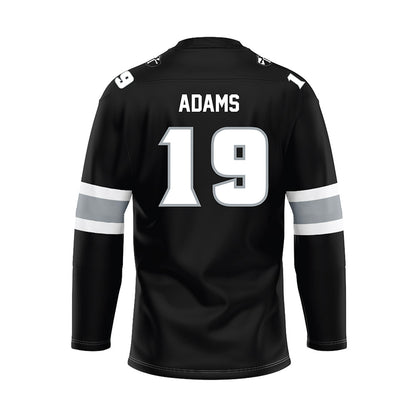 Providence - NCAA Men's Ice Hockey : Tanner Adams - Black Hockey Jersey