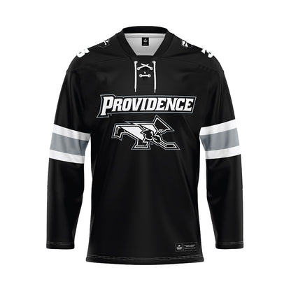 Providence - NCAA Women's Ice Hockey : Cali Cerruti - Black Hockey Jersey-0
