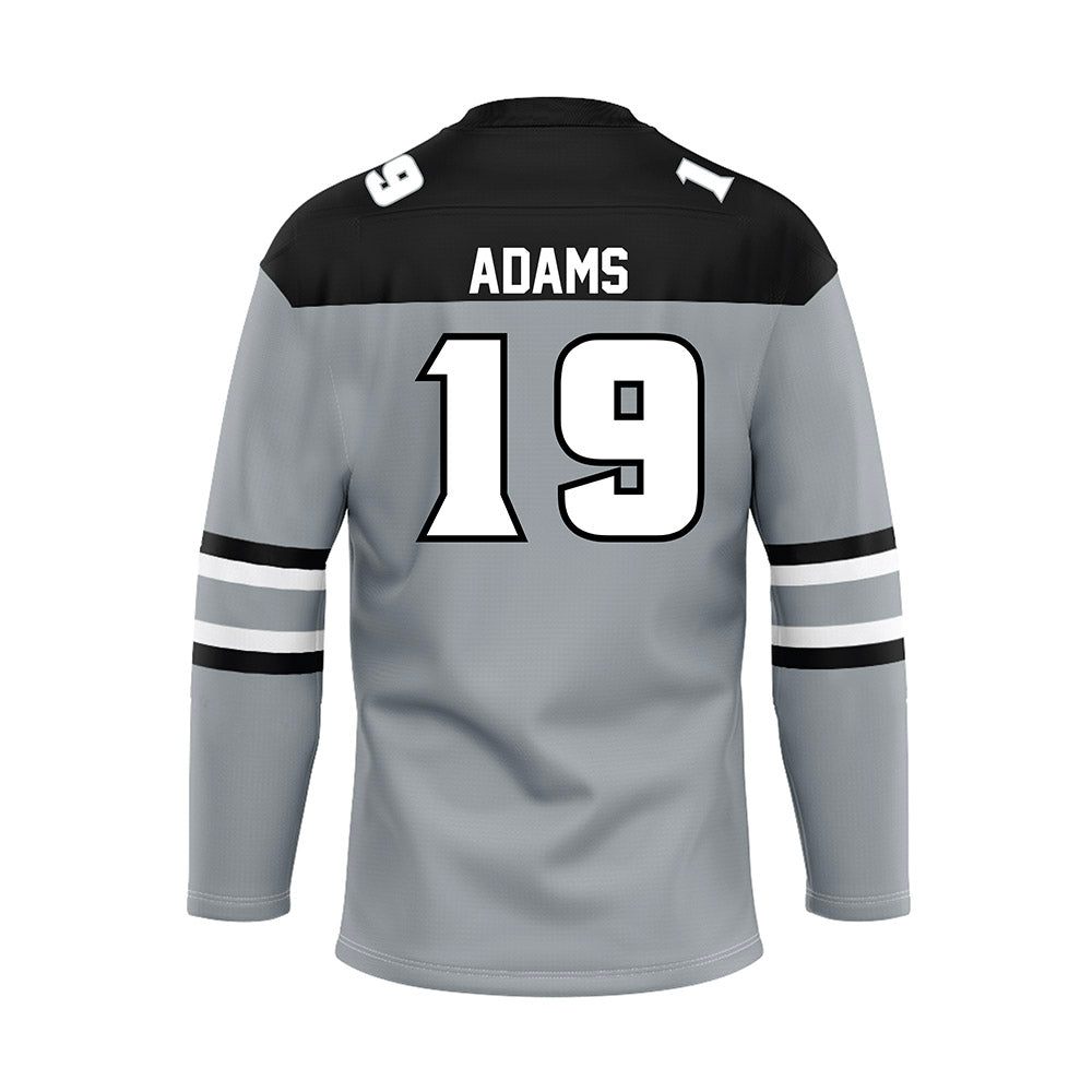 Providence - NCAA Men's Ice Hockey : Tanner Adams - Grey Hockey Jersey