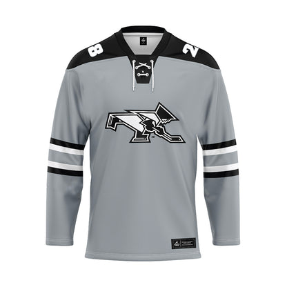 Providence - NCAA Men's Ice Hockey : Martin Masa - Grey Hockey Jersey-0