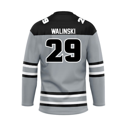 Providence - NCAA Women's Ice Hockey : Hope Walinski - Grey Hockey Jersey-1
