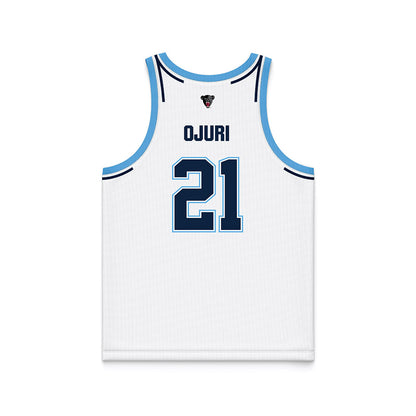 Maine - NCAA Men's Basketball : Joshua Ojuri - White Basketball Jersey-1