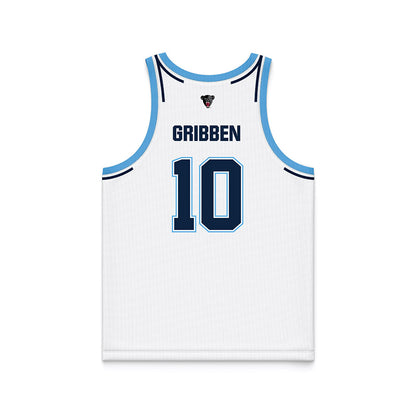 Maine - NCAA Men's Basketball : Killian Gribben - White Basketball Jersey-1