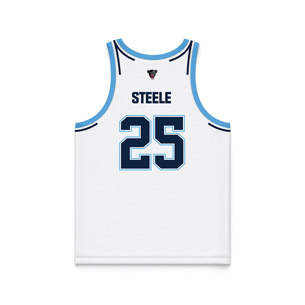 Maine - NCAA Men's Basketball : Keelan Steele - White Basketball Jersey