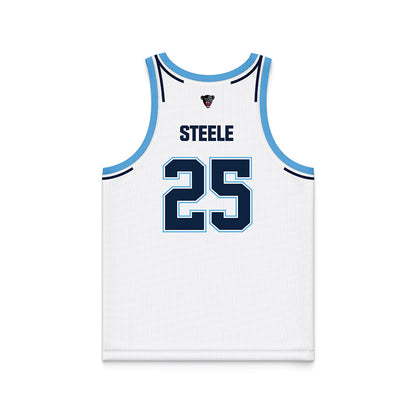 Maine - NCAA Men's Basketball : Keelan Steele - White Basketball Jersey