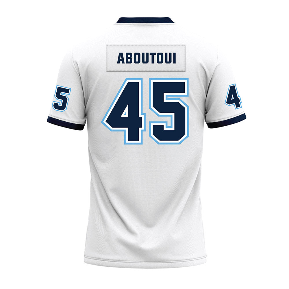 Maine - NCAA Football : Omar Aboutoui - White Premium Football Jersey-1