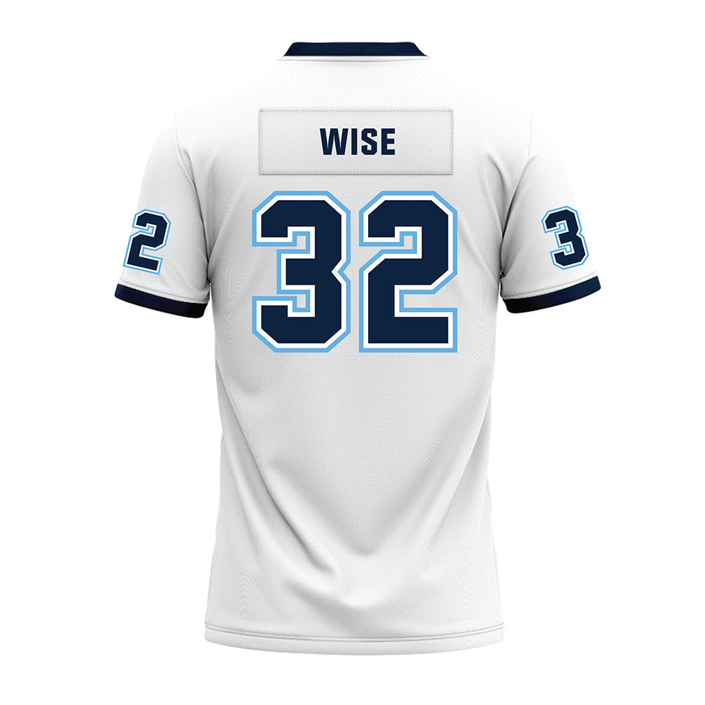 Maine - NCAA Football : Bryceson Wise - White Premium Football Jersey-1
