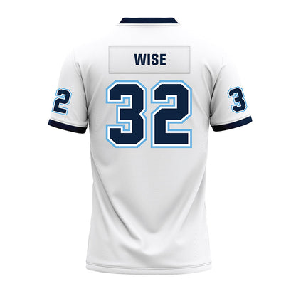 Maine - NCAA Football : Bryceson Wise - White Premium Football Jersey-1