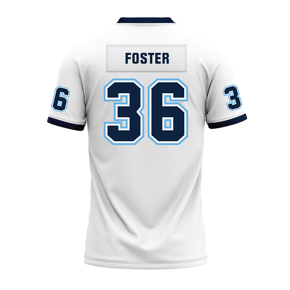 Maine - NCAA Football : Zeb Foster - White Premium Football Jersey-1