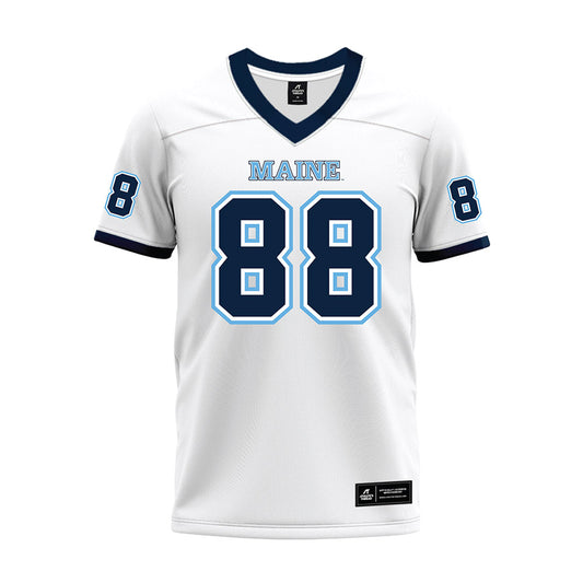 Maine - NCAA Football Alumni : Matthew Swinson - White Premium Football Jersey-0