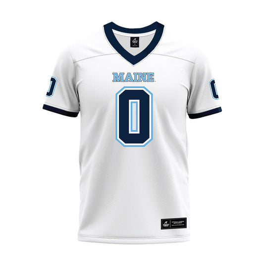 Maine - NCAA Football : Aamir Dunbar - White Premium Football Jersey-0