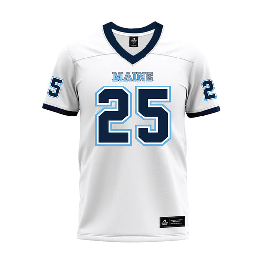 Maine - NCAA Football : Isaiah Ervin - White Premium Football Jersey-0