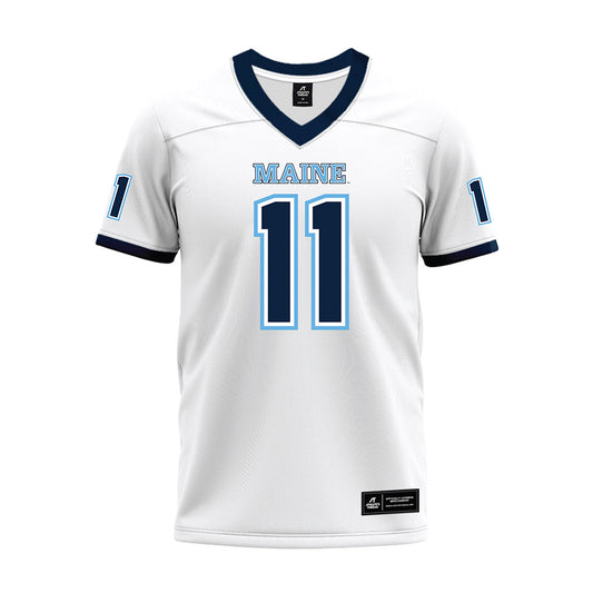 Maine - NCAA Football : Michael McMaugh - White Premium Football Jersey-0