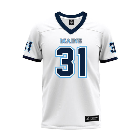 Maine - NCAA Football : Kamden Tiller - White Premium Football Jersey-0