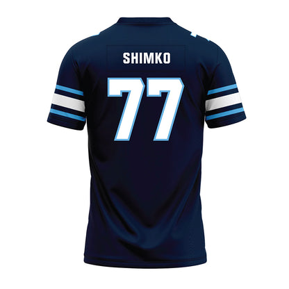 Maine - NCAA Football : Noah Shimko - Navy Premium Football Jersey-1