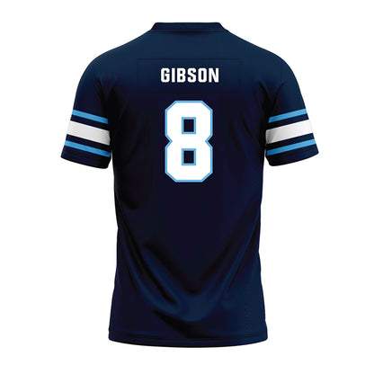 Maine - NCAA Football : Jamaree Gibson - Navy Premium Football Jersey-1