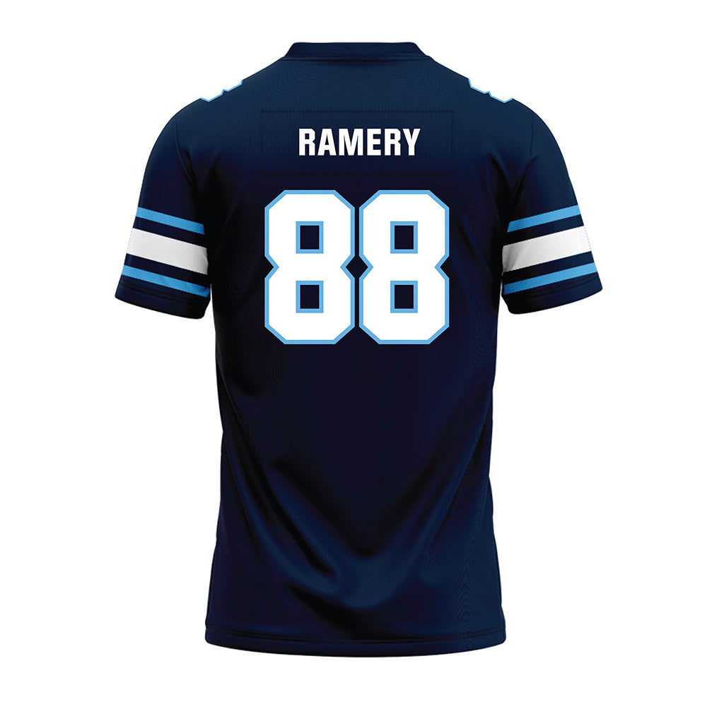 Maine - NCAA Football : Sebastian Ramery - Navy Premium Football Jersey-1