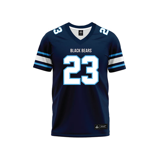 Maine - NCAA Football : Ronalon Renwick - Navy Premium Football Jersey-0