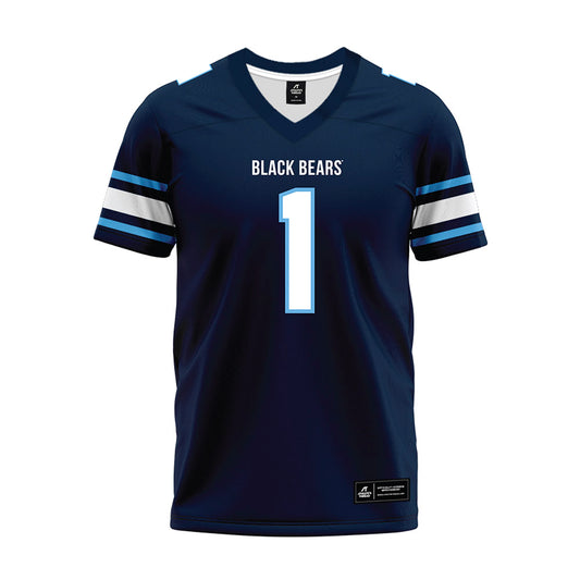 Maine - NCAA Football : Tyee Stephens - Navy Premium Football Jersey-0