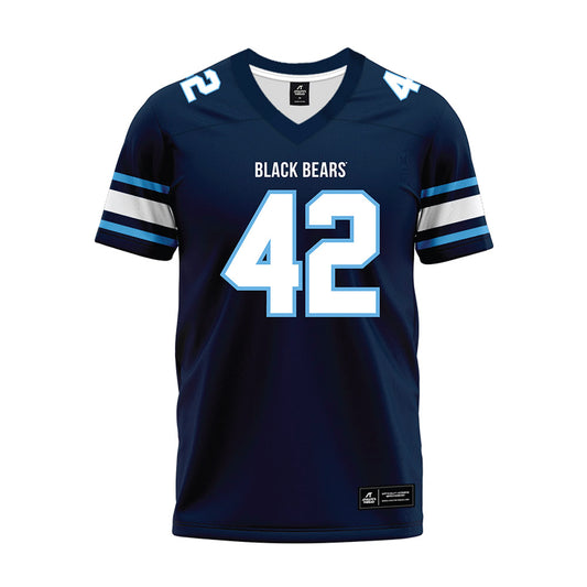 Maine - NCAA Football : Jack Bradshaw - Navy Premium Football Jersey-0