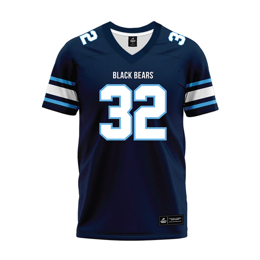 Maine - NCAA Football : Bryceson Wise - Navy Premium Football Jersey-0