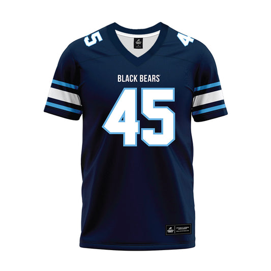 Maine - NCAA Football : Omar Aboutoui - Navy Premium Football Jersey-0