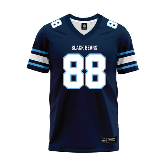Maine - NCAA Football Alumni : Matthew Swinson - Navy Premium Football Jersey-0