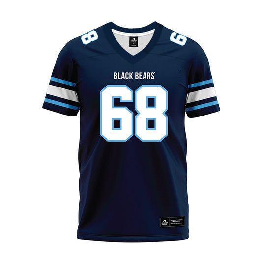 Maine - NCAA Football : Max Gregor - Navy Premium Football Jersey-0
