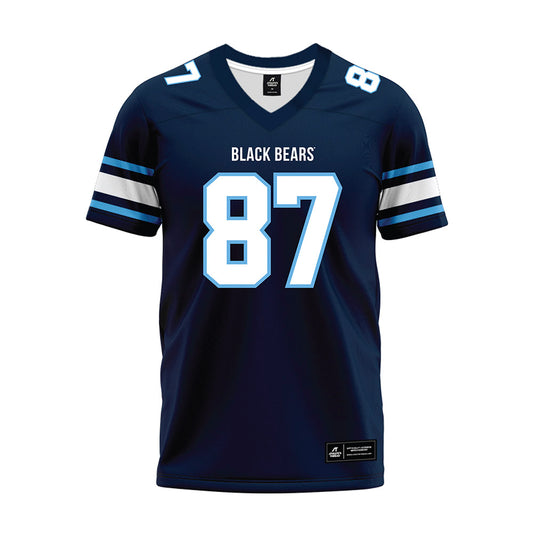 Maine - NCAA Football : Ty Boone - Navy Premium Football Jersey-0