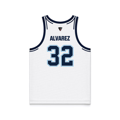 Maine - NCAA Women's Basketball : Olivia Alvarez - White Basketball Jersey-1